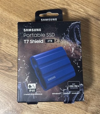 Samsung Portable SSD T7 Shield 2TB Blau