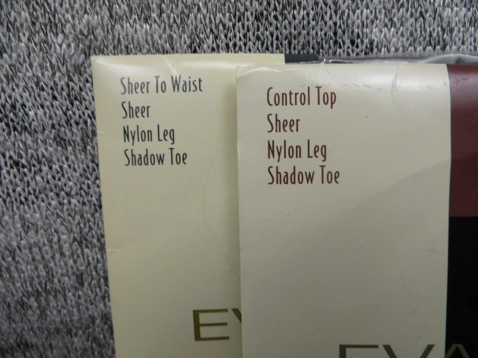 Pantimedias transparentes Evan Picone Business para mujer talla 2 nuevas grises pierna de nailon transparente Foto 2 de 4