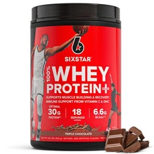 Six Star Whey Protein Powder Plus - Muscle Building & Recovery Formula