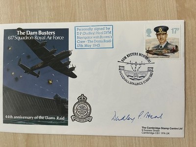 Dudley Heal 617 Squadron Dambuster Dams Raid Chastise signiertes Cover