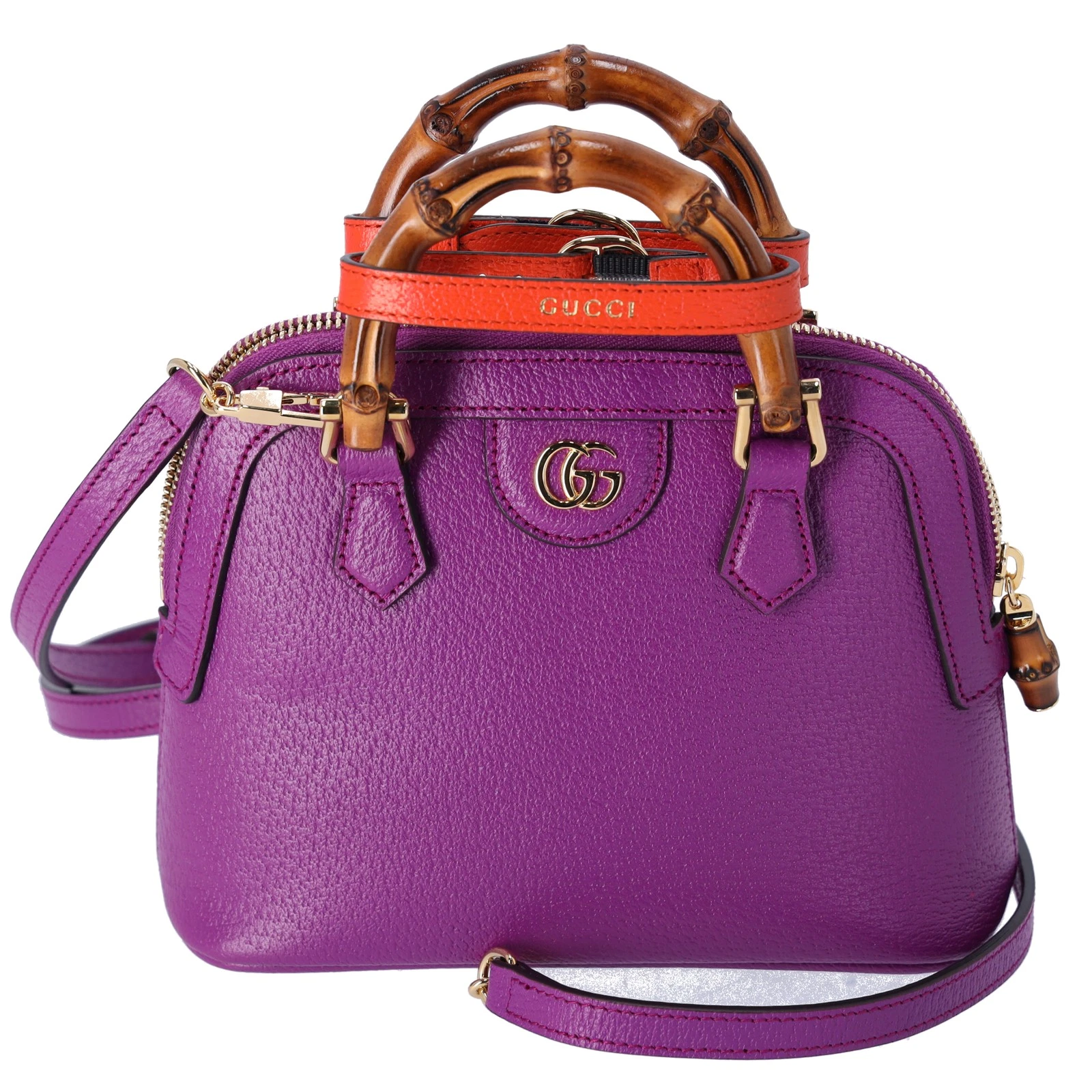 Mini sac à main fourre tout GUCCI bambou Diana 715775 violet