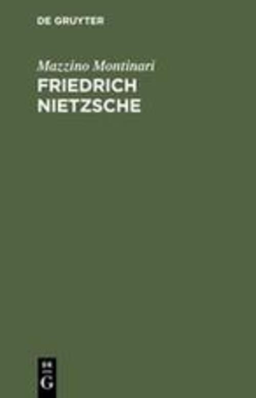 Thumbnail - Mazzino Montinari | Friedrich Nietzsche | Buch | Deutsch (1991) | Xiv