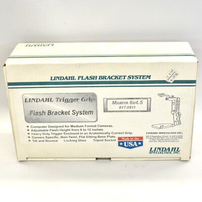 Lindahl Trigger Grip Flash Bracket System 6x4.5 NOS