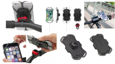 Rixen & Kaul Klickfix Fahrrad Smartphone Halter Phonepad Quad Mini inkl Adapter