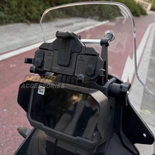 Mobile Phone Holder GPS Navigation Bracket For CFMOTO 450MT Bracket 12mm - Picture 3 of 11