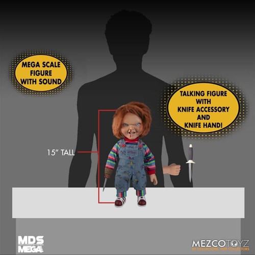 Mezco - Chucky Child´s Play 2 Menacing Talking Sound Doll 15" Mega Scale - Picture 12 of 14