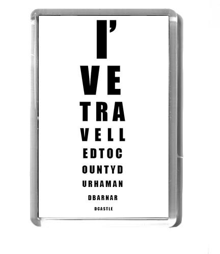 Dominic Cummings 7 x 4.5cm fridge magnet Barnard Castle, Durham, eye test - Picture 3 of 3