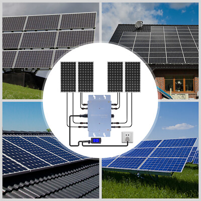 1200W WVC Balkonkraftwerk Modulwechselrichter Microinverter 4x MPP Tracker 220V