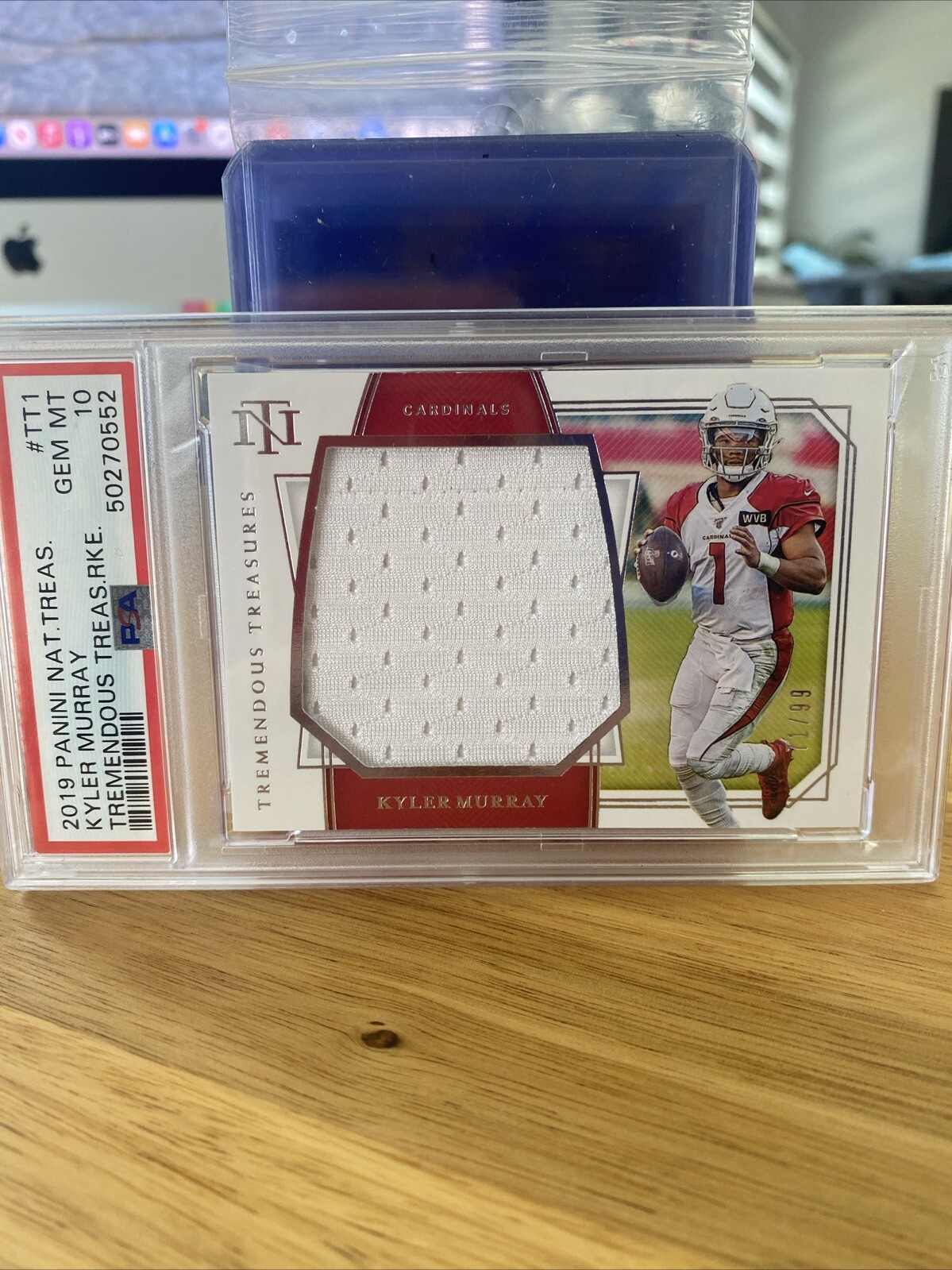 Kyler Murray Panini National Treasures Tremendous Treasures Rookies #TT1 Base