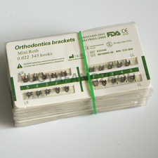 10 Packs Dental Brackets Mini Roth 022 345 Hooks Mesh Base Bondable Ultrathin