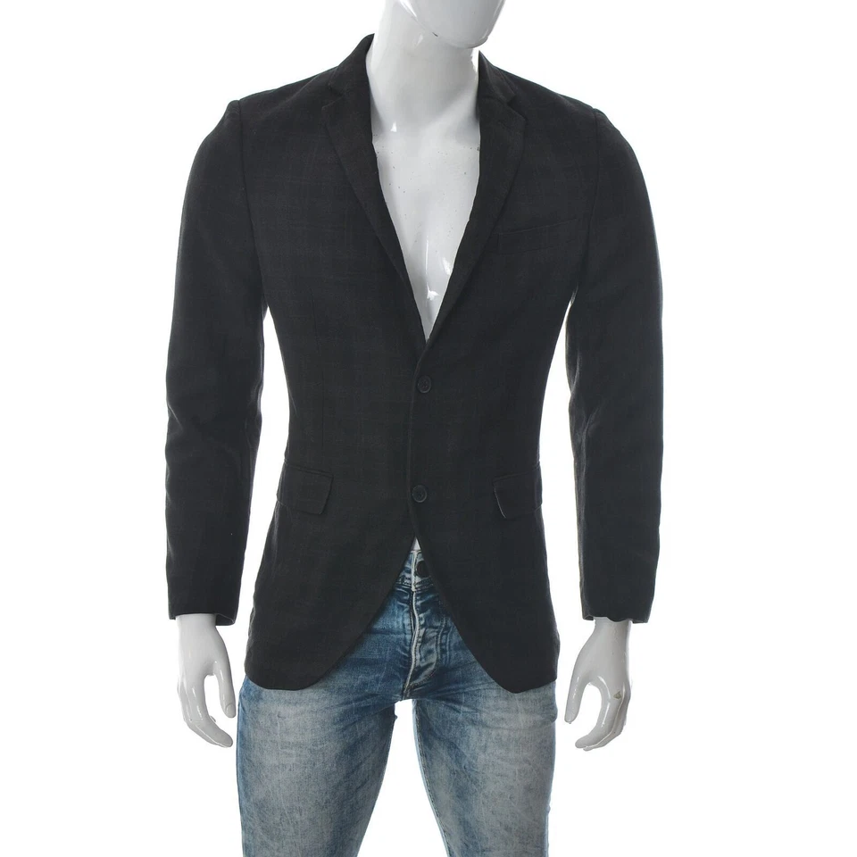 Savile Row London Men's ABERDEEN Blazer Two-Button Curved Hem Jacket Size 38L - Image 2 of 4