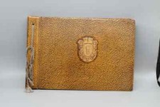 Vintage Tooled Leather Photoalbum, Retro Leather Photos Cover. Unused Album.
