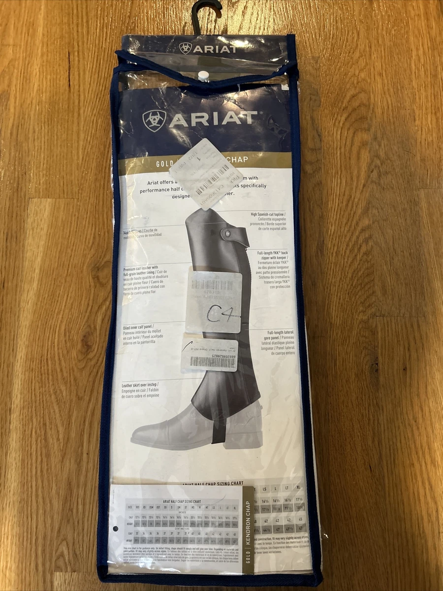 NEW Ariat Kendron Half Chaps XST Black