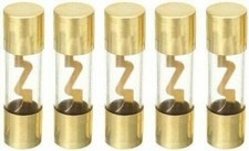 1-20 Gold Plated Glass AGU Fuse Fuses Car Audio Amp Amplifier 20 30 40 50 60 80