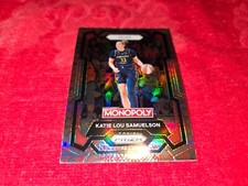 2024 WNBA MONOPOLY PRIZM RED DICE SSP CARD #35 KATIE LOU SAMUELSON FEVER