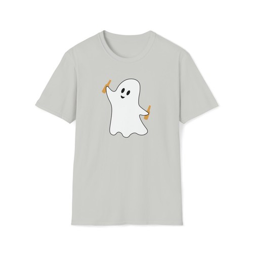 GHOST BEER COWBOY T-SHIRT, Unisex Softstyle T-Shirt, Halloween Shirt, Gift - Picture 14 of 49