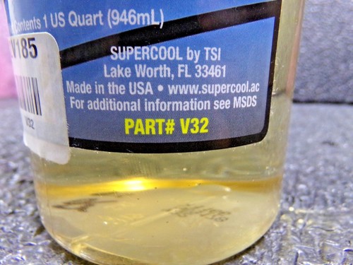 SUPERCOOL Vacuum Pump Oil, 32 oz. BOTTLE (TJ) - Picture 3 of 3