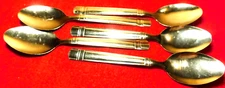 Unbranded~Stainless China Silverware Set Of Five (5) Tablespoons