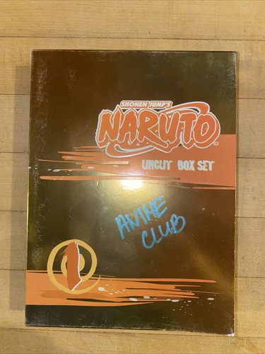 Naruto Uncut Box Set Volume 1 DVD 2006 3 Disc Set 782009235378 EBay