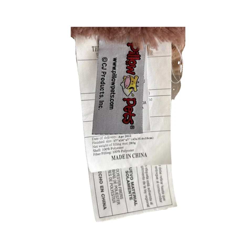 Almohada Mascotas Encanto Capibara 18”x 18” Marrón Mascota Peluche Juguete 2011 Foto 4 de 4