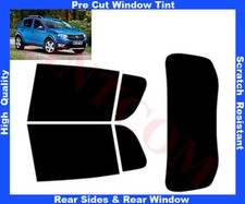 Passgenaue Tönungsfolie Dacia Sandero Stepway 5T 12-..Heck/Seitenscheiben 5%-50%