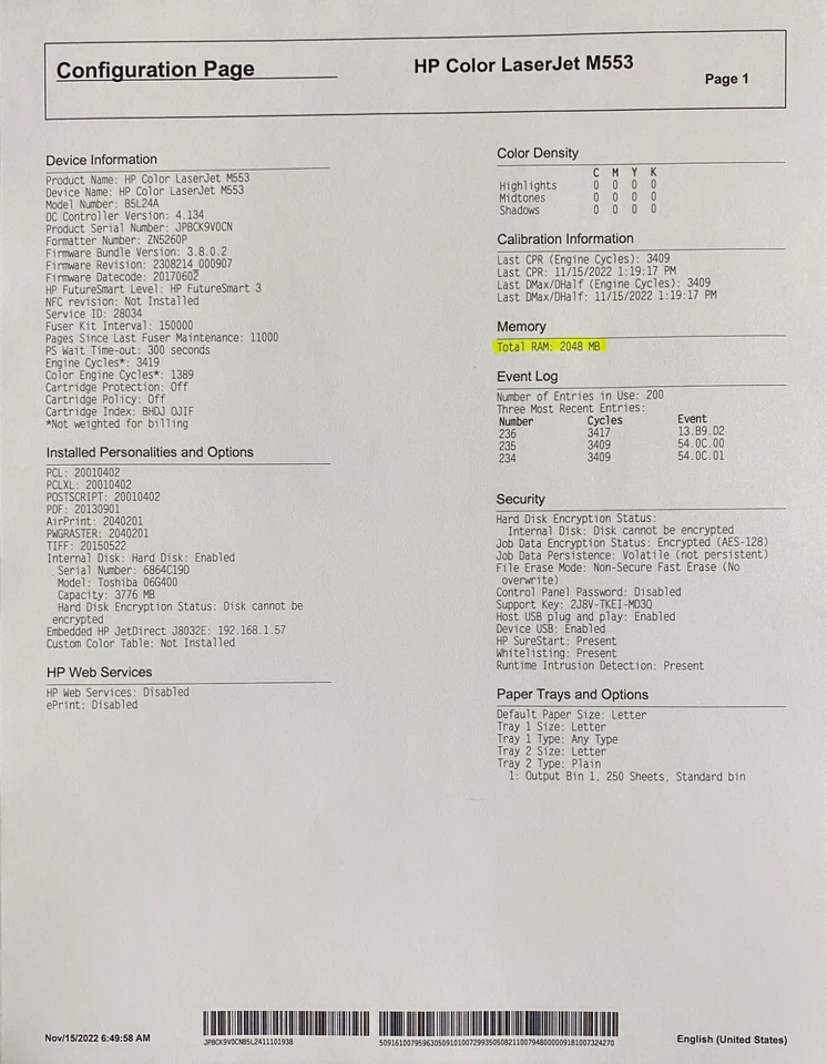 Gigaram HP G6W84A 1 GB 90-pin DDR3 DIMM (G6W84A) - Image 4 of 4