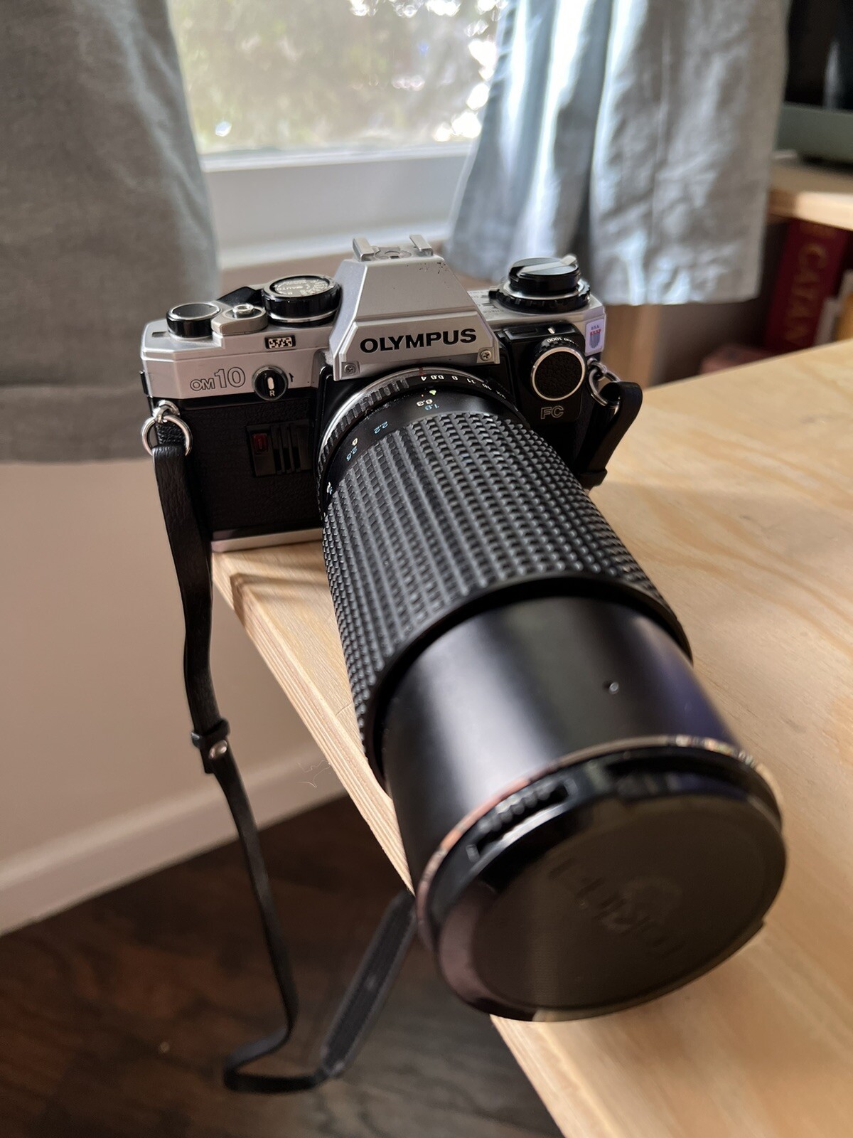 Olympus OM10 Film Camera with Tokina 80200mm & FC35mm Manual Adapter