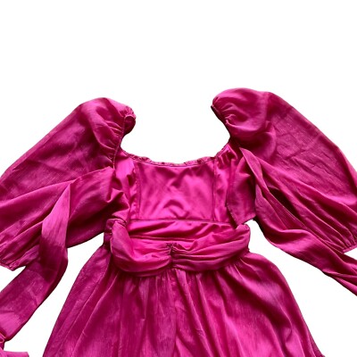Lucy in the Sky Hot Pink Ruffle Mini Dress Size Medium | eBay