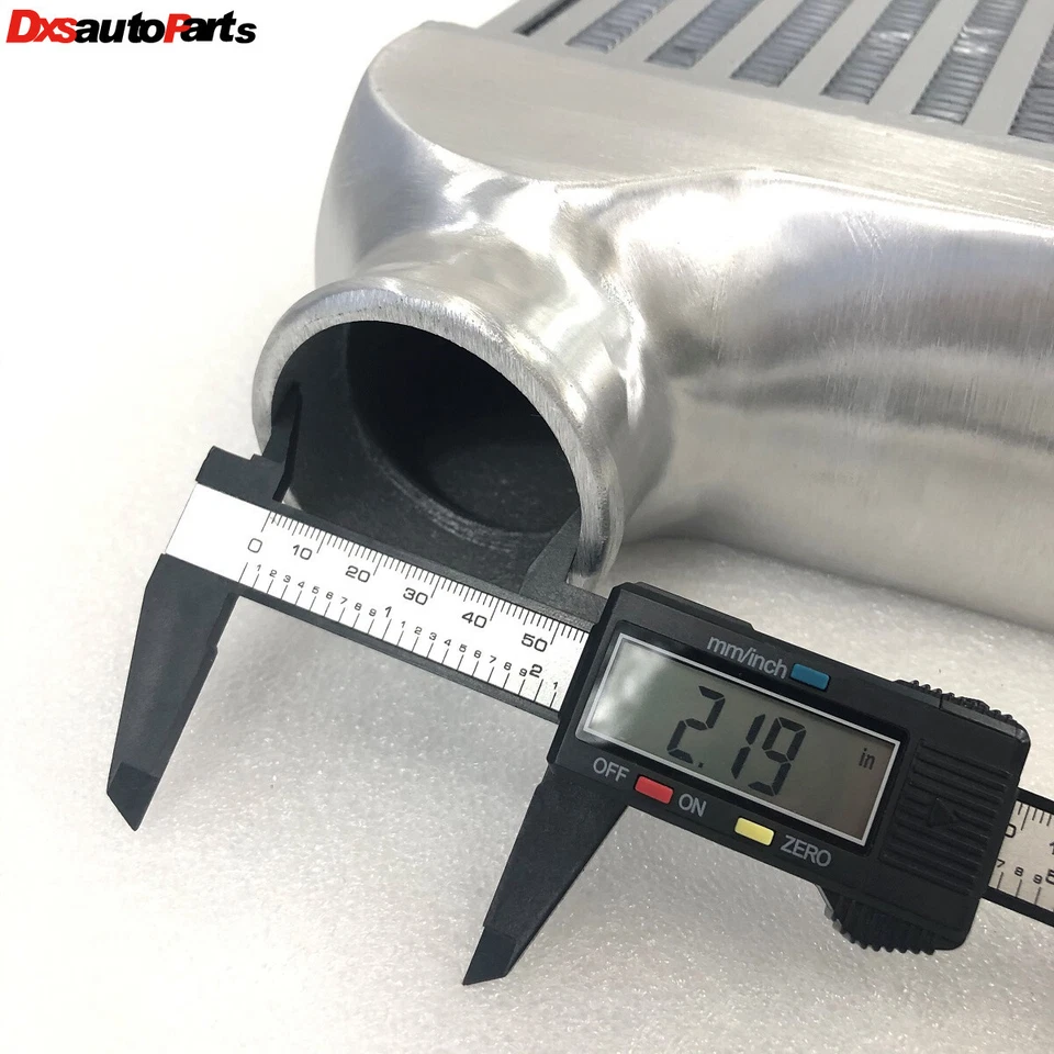 Aluminum Polished Intercooler Front Mount 18"x13"x3" 2.5" I&O YCZ-037 Tube & Fin - Image 4 of 4