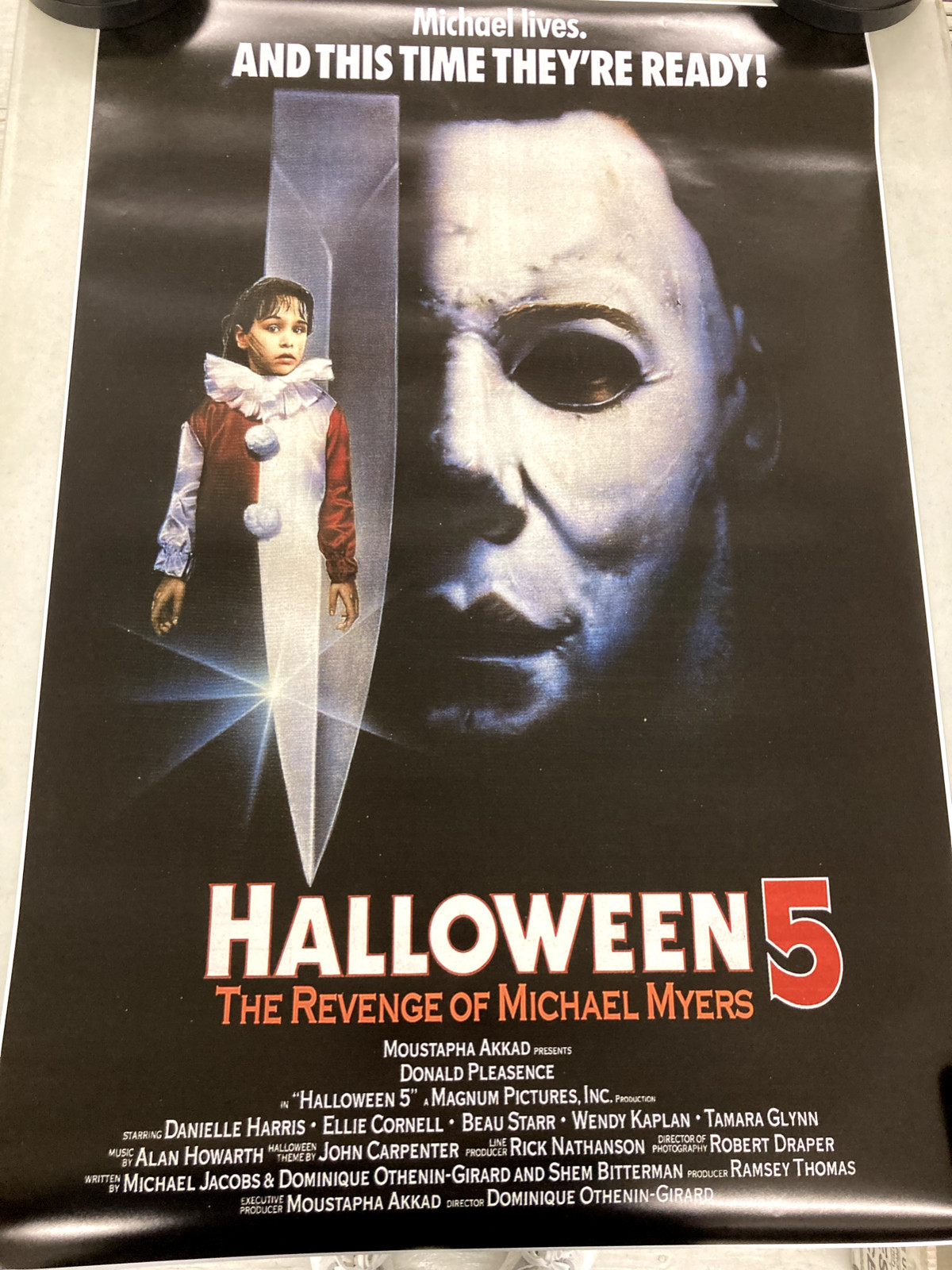 Halloween 5: The Revenge of Michael Myers Movie Poster 24 x 36
