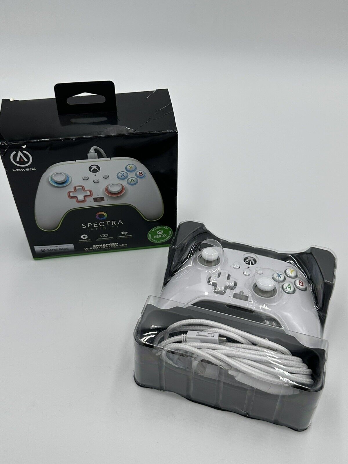 Spectra Infinity Enhanced Wired Controller for Xbox Series X, S - White, Xbox  controllers, cases & gaming accessories