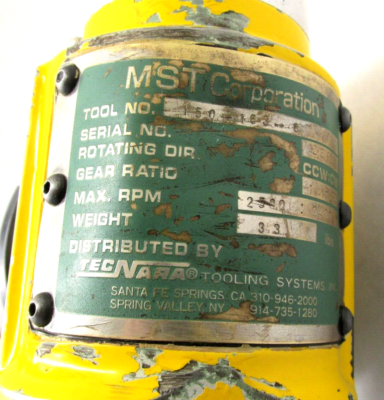 TECNARA MST MIZOGUCHI BT30 RIGHT ANGLE MILLING HEAD ATTACHMENT w