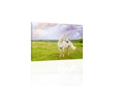 Rainbows And Unicorns simulated painting - CANVAS OR PRINT WALL ART