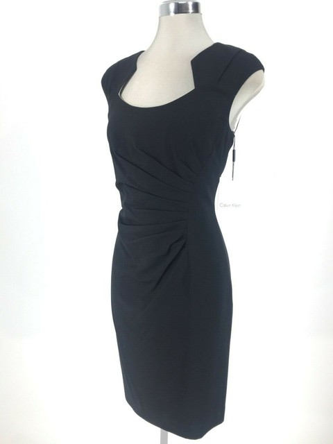 calvin klein ruched dress