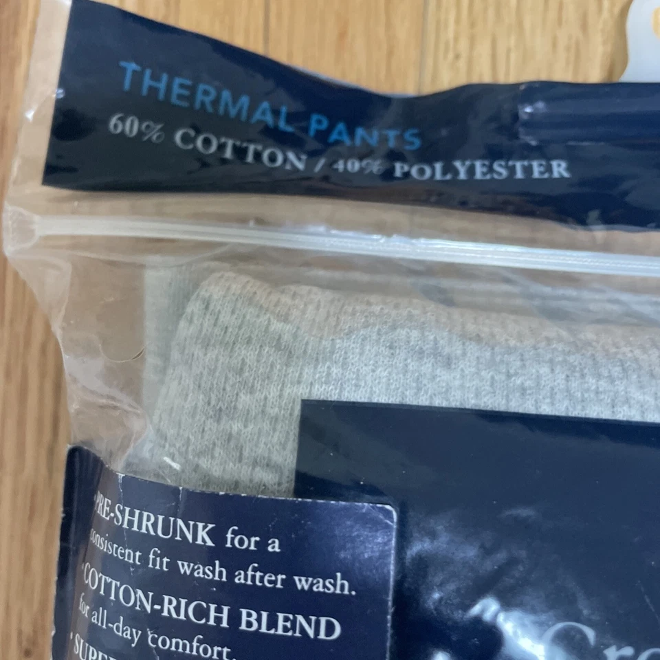 Pantalones térmicos Croft & Barrow gris jaspeado para hombre talla XXL nuevos con etiquetas Foto 4 de 4