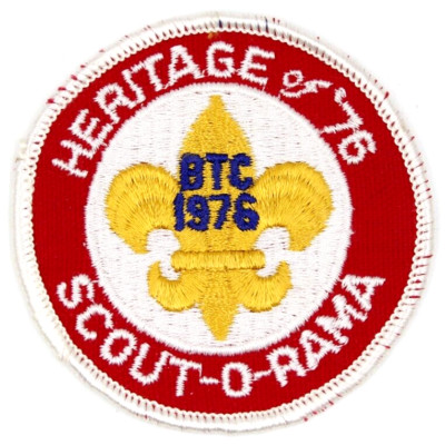 MINT 1976 Scout-O-Rama Cub Day Camp Buffalo Trace Council Patch Bicentennial IN