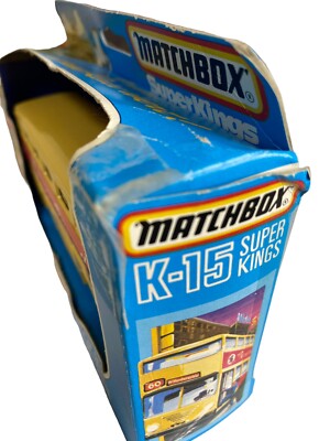 Matchbox Super Kings K-15 Berlin Bus Cream Color “Berlín Is Worth