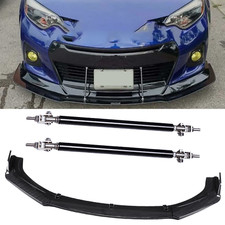 Front Bumper Lip Splitter Spoiler Kit Carbon Fiber For Toyota Corolla 2010-2022