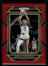 Isabelle Harrison 2023 Panini Prizm WNBA Red Prizm Card /199 #101