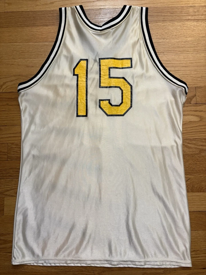 Vtg 80s/90s Franklin Brand Wabash Indiana #15 Basketball Jersey Size Large - Image 4 of 4