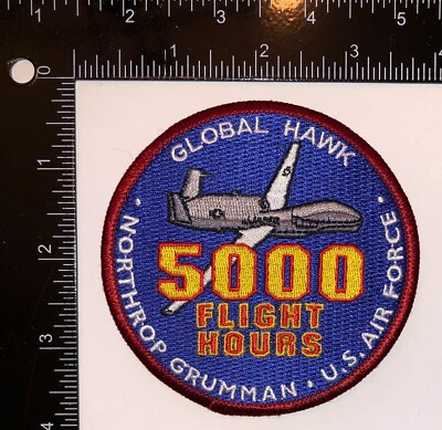 USAF Grumman Global Hawk 5,000 Flight Hours Patch