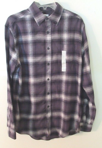 Gray Plaid Flannel Shirt, 2XB 