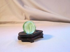 Vintage Cat's Eye Green 4 Vane Marble