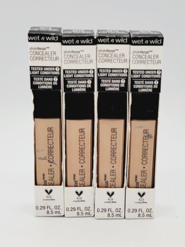 wet n wild Photo Focus Concealer, Light/Med Beige 0.29 fl oz QTY:4 - Picture 2 of 3