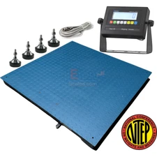 SellEton NTEP 84"x84" Industrial Floor scale with 30000 x 5 lb  7' x 7' platform