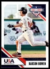 2020 Panini USA Stars & Stripes Karson Bowen USA #58