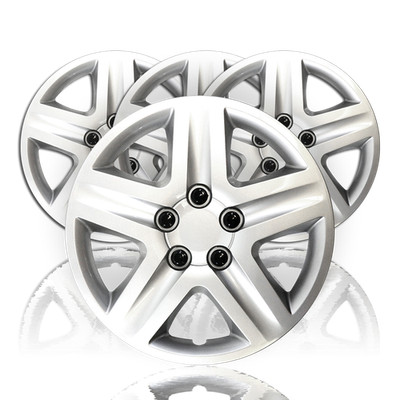 NEW SET OF 4 16'' HUB CAPS 5 SPOKE RIM WHEEL COVERS RIMS STAR STEEL WHEELS LUG