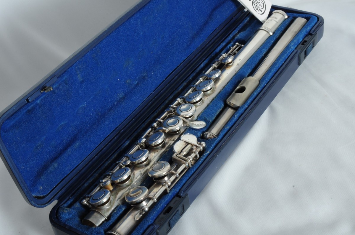 Yamaha フルートYFL-311 SILVER Yamaha YFL-311 Silver Plated Flute Nickel Silver w/Hard case Used