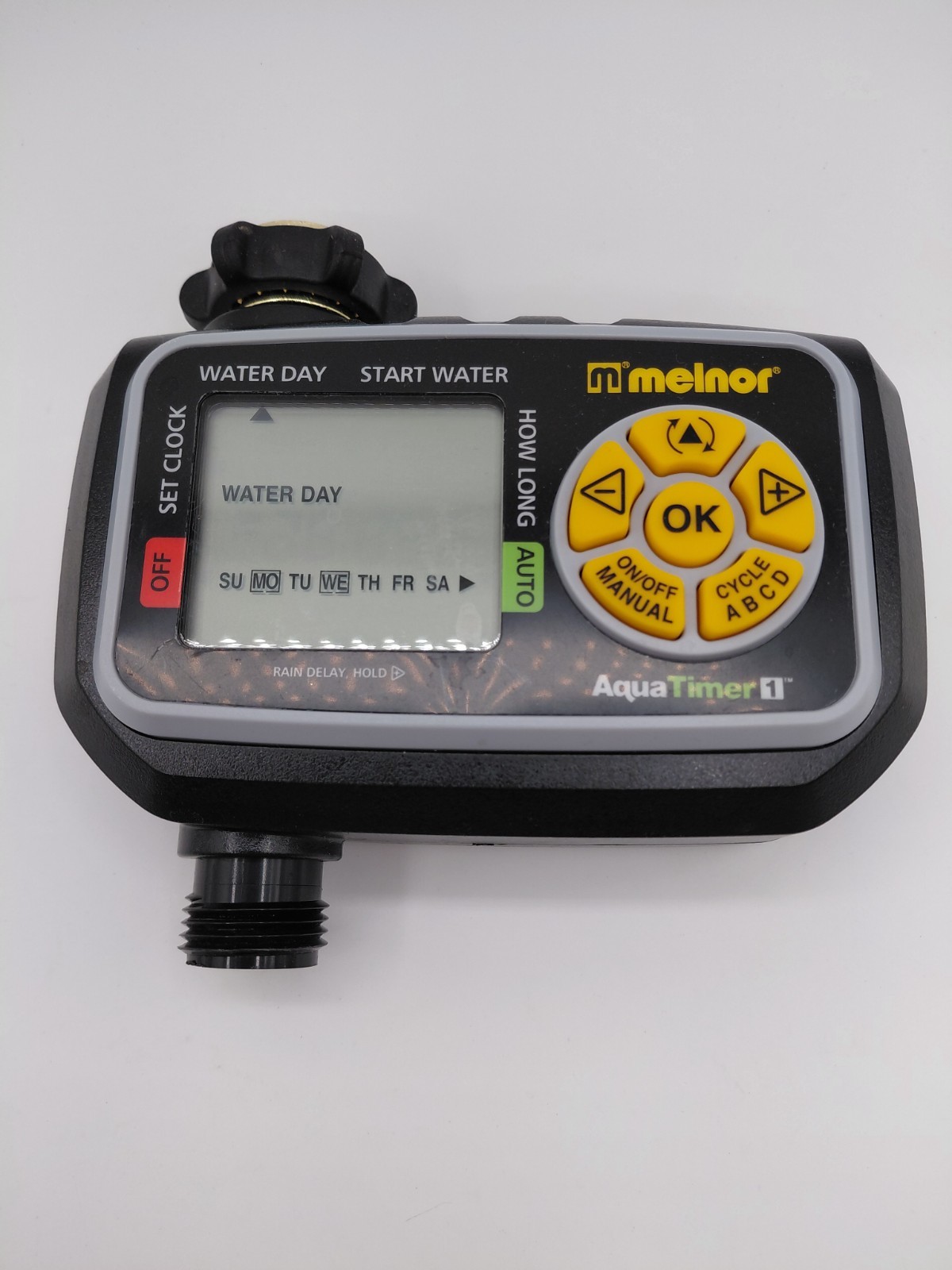 Melnor AquaTimer 1 Zone Automatic One Outlet Water Timer Digital LCD Screen NEW