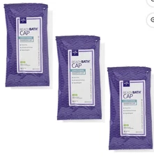 Medline ReadyBath Scented Rinse-Free Shampoo Cap With Conditioner Lot of 3